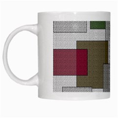 Decor Painting Design Texture White Mugs by Celenk