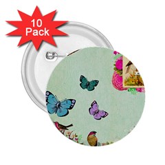 Collage 2 25  Buttons (10 Pack)  by NouveauDesign