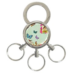 Collage 3-ring Key Chains by NouveauDesign