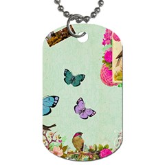 Collage Dog Tag (one Side) by NouveauDesign