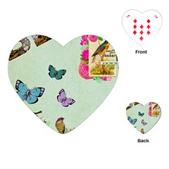 Collage Playing Cards (heart)  by NouveauDesign