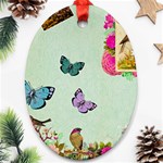 collage Oval Ornament (Two Sides) Front