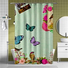 Collage Shower Curtain 48  X 72  (small)  by NouveauDesign