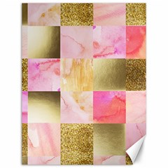 Collage Gold And Pink Canvas 12  X 16   by NouveauDesign