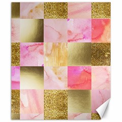 Collage Gold And Pink Canvas 20  X 24   by NouveauDesign