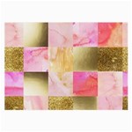 collage gold and pink Large Glasses Cloth (2-Side) Back