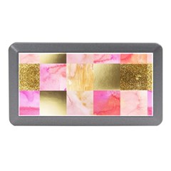 Collage Gold And Pink Memory Card Reader (mini) by NouveauDesign