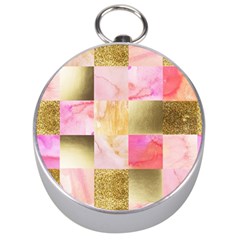 Collage Gold And Pink Silver Compasses by NouveauDesign