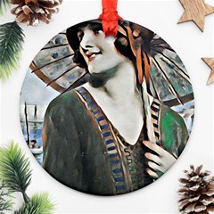 Gatsby Sommer Ornament (round) by NouveauDesign