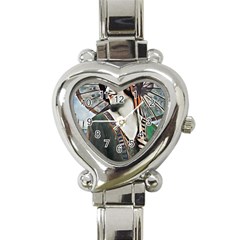 Gatsby Sommer Heart Italian Charm Watch by NouveauDesign