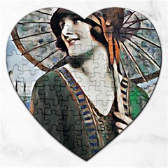 Gatsby Sommer Jigsaw Puzzle (heart) by NouveauDesign