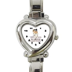 Life Is Better With An American Cocker Spaniel Heart Italian Charm Watch by Bigfootshirtshop