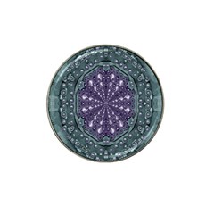 Star And Flower Mandala In Wonderful Colors Hat Clip Ball Marker (4 Pack) by pepitasart