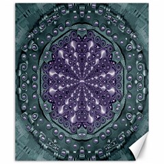 Star And Flower Mandala In Wonderful Colors Canvas 20  X 24   by pepitasart