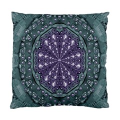 Star And Flower Mandala In Wonderful Colors Standard Cushion Case (two Sides) by pepitasart