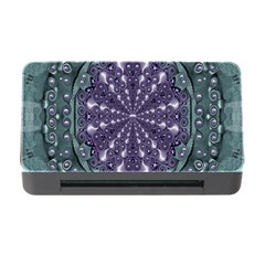 Star And Flower Mandala In Wonderful Colors Memory Card Reader With Cf