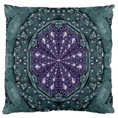 Star And Flower Mandala In Wonderful Colors Standard Flano Cushion Case (one Side) by pepitasart