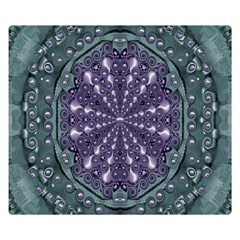 Star And Flower Mandala In Wonderful Colors Double Sided Flano Blanket (small)  by pepitasart