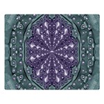 Star And Flower Mandala In Wonderful Colors Double Sided Flano Blanket (Large)  80 x60  Blanket Front