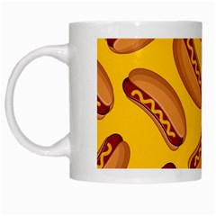 Hot Dog Seamless Pattern White Mugs by Celenk