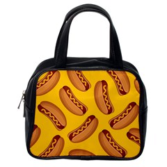 Hot Dog Seamless Pattern Classic Handbags (one Side) by Celenk