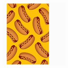 Hot Dog Seamless Pattern Small Garden Flag (two Sides) by Celenk