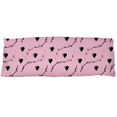 Love Hearth Pink Pattern Body Pillow Case Dakimakura (two Sides)