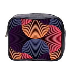 Geometric Swirls Mini Toiletries Bag 2-side by Celenk