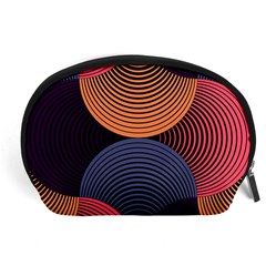 Geometric Swirls Accessory Pouches (large)  by Celenk