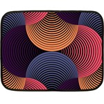 Geometric Swirls Fleece Blanket (Mini) 35 x27  Blanket