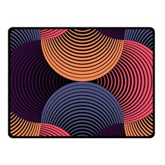 Geometric Swirls Fleece Blanket (small) by Celenk