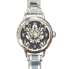 Vintage And Retro Round Italian Charm Watch by Celenk