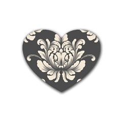 Vintage And Retro Heart Coaster (4 Pack)  by Celenk