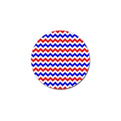 Zig Zag Pattern Golf Ball Marker (10 Pack) by Celenk