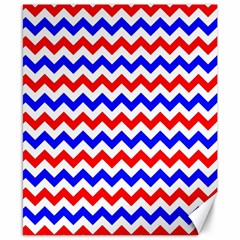 Zig Zag Pattern Canvas 8  X 10  by Celenk