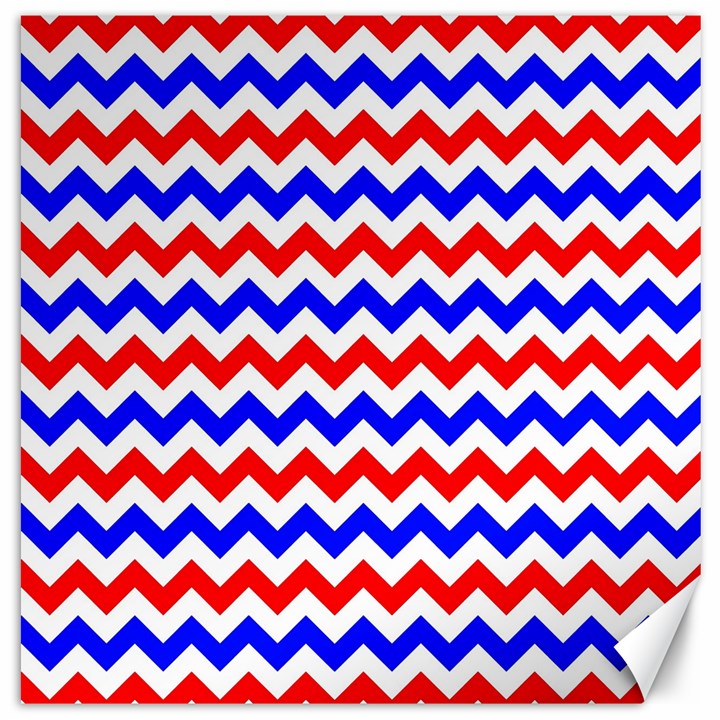 Zig Zag Pattern Canvas 16  x 16  