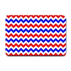 Zig Zag Pattern Small Doormat  by Celenk