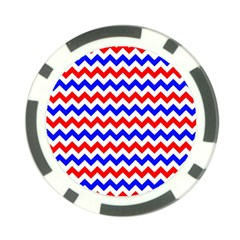 Zig Zag Pattern Poker Chip Card Guard by Celenk