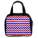 Zig Zag Pattern Classic Handbags (2 Sides) Front