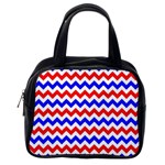 Zig Zag Pattern Classic Handbags (2 Sides) Back