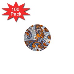 Paisley Pattern 1  Mini Buttons (100 Pack)  by Celenk