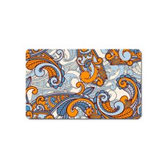 Paisley Pattern Magnet (name Card) by Celenk