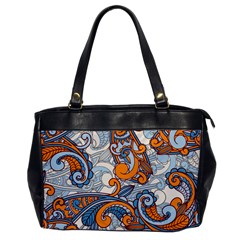 Paisley Pattern Office Handbags by Celenk