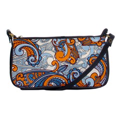 Paisley Pattern Shoulder Clutch Bags by Celenk