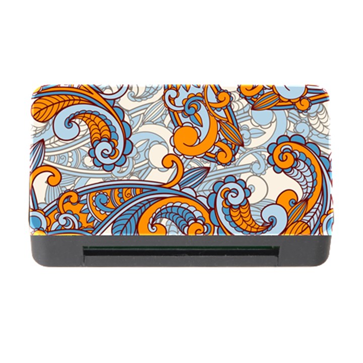 Paisley Pattern Memory Card Reader with CF