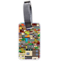 Building Luggage Tags (two Sides) by Celenk