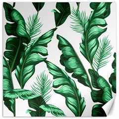 Banana Leaves And Fruit Isolated With Four Pattern Canvas 20  X 20   by Celenk