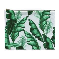 Banana Leaves And Fruit Isolated With Four Pattern Cosmetic Bag (xl) by Celenk