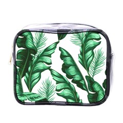 Banana Leaves And Fruit Isolated With Four Pattern Mini Toiletries Bags by Celenk