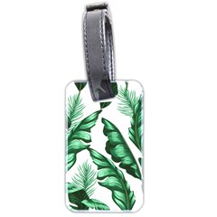 Banana Leaves And Fruit Isolated With Four Pattern Luggage Tags (two Sides) by Celenk